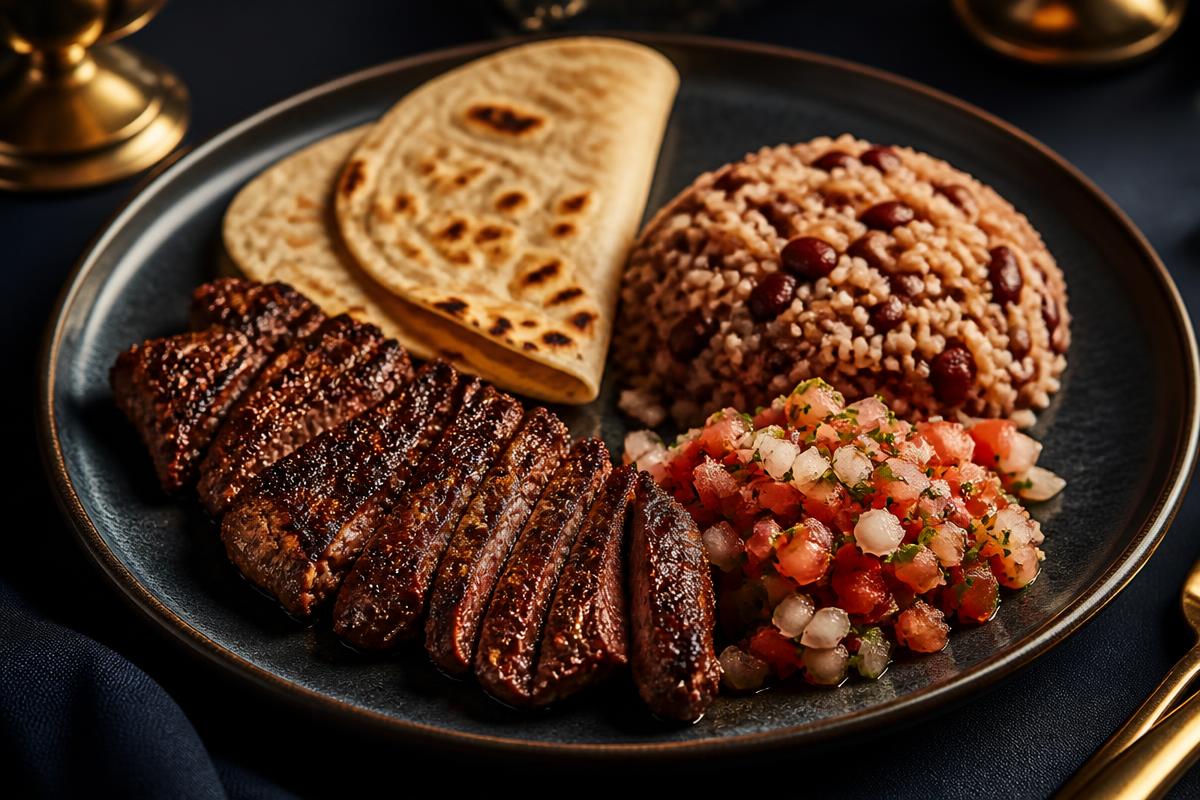 Carne asada salvadoregna